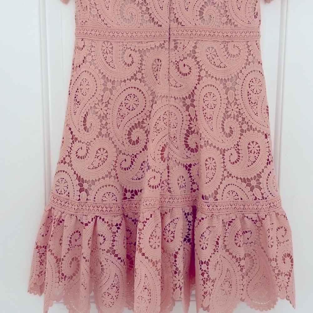 Shoshanna Kiera Lace Fit & Flare Dress - Picture 11 of 15